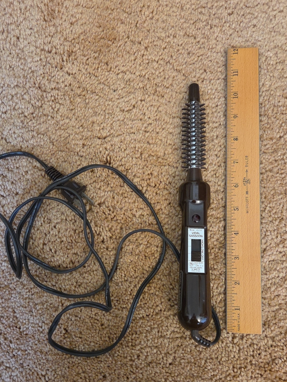 Vidal Sassoon Brown Heated Styling Brush